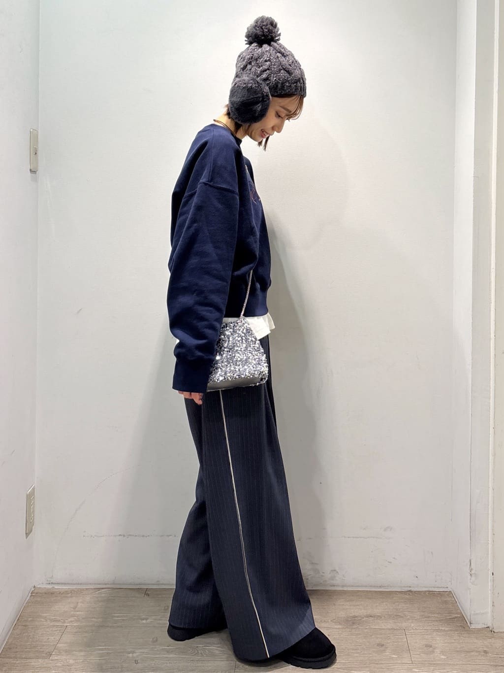 ぶまりんさんの「OPAQUE.CLIP｜裏毛プリント刺繍ロゴ【洗濯機OK】」を使ったコーディネート