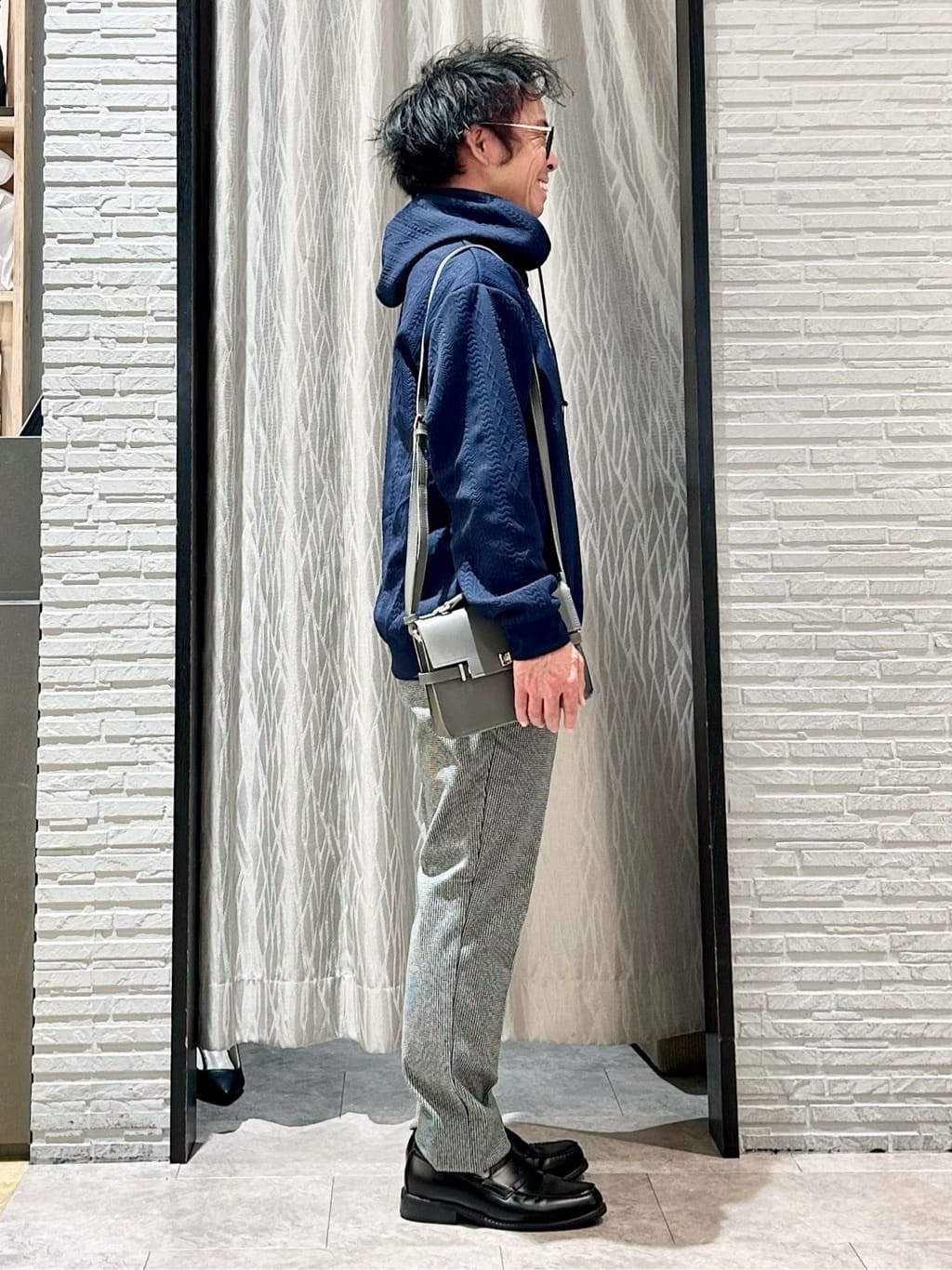 KENJI Iさんの「THE SHOP TK｜フクレキルトパーカ 【洗濯機OK】」を使ったコーディネート