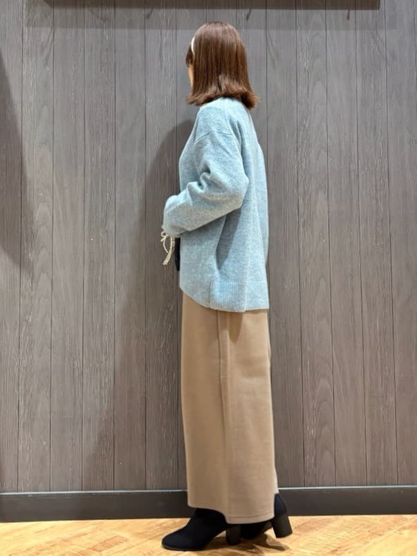 meiさんの「SHOO･LA･RUE｜【洗濯機可】美脚見え あったか圧縮ニット ガウチョパンツ」を使ったコーディネート