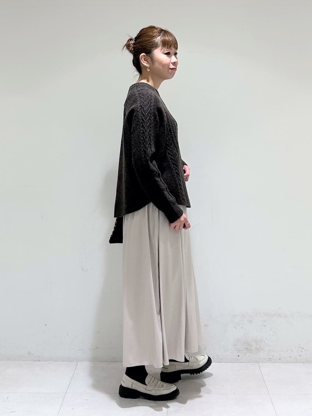 tsuyuさんの「INDIVI｜◆アニマルハラコ ポシェット」を使ったコーディネート
