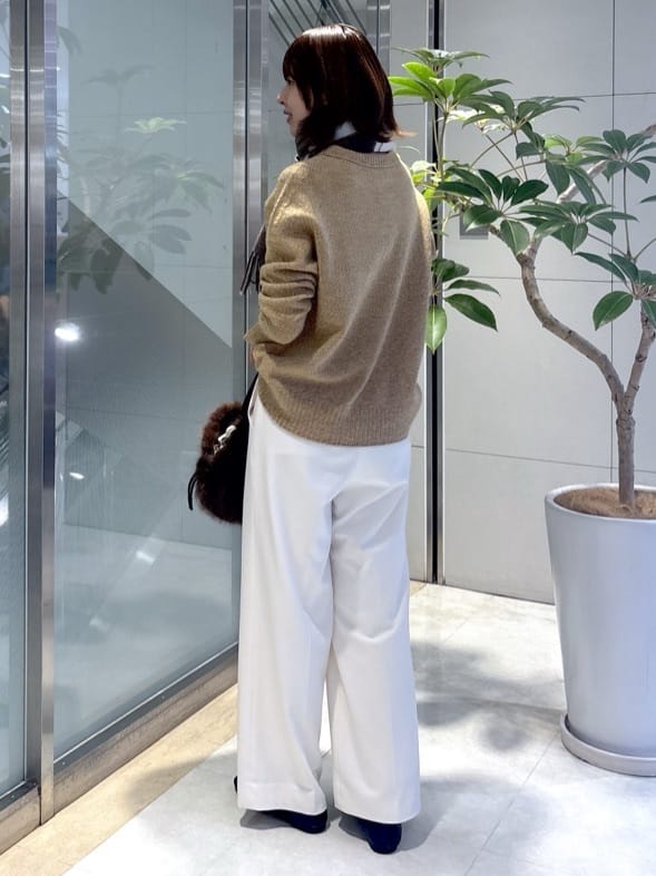 yukaさんの「UNTITLED｜【ゆったり】三つ杢カラーニット」を使ったコーディネート