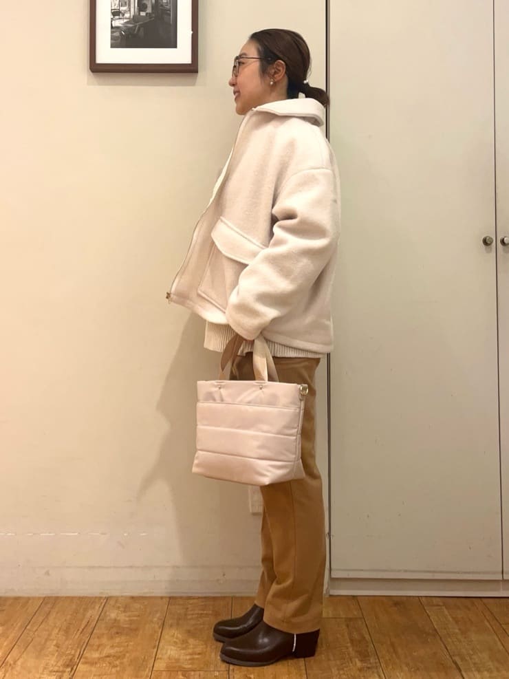 harusakuさんの「SHOO･LA･RUE｜【洗濯機可/S-LL】美脚見え あったか裏起毛 テーパードパンツ」を使ったコーディネート