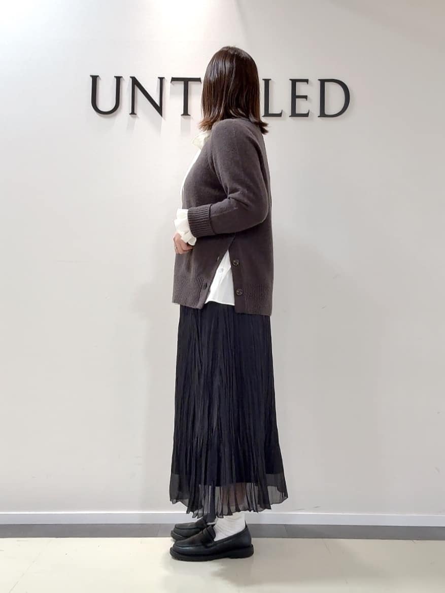 YUIさんの「UNTITLED｜【エレガントジャケット/アウター】イタリアンシャギーPコート」を使ったコーディネート