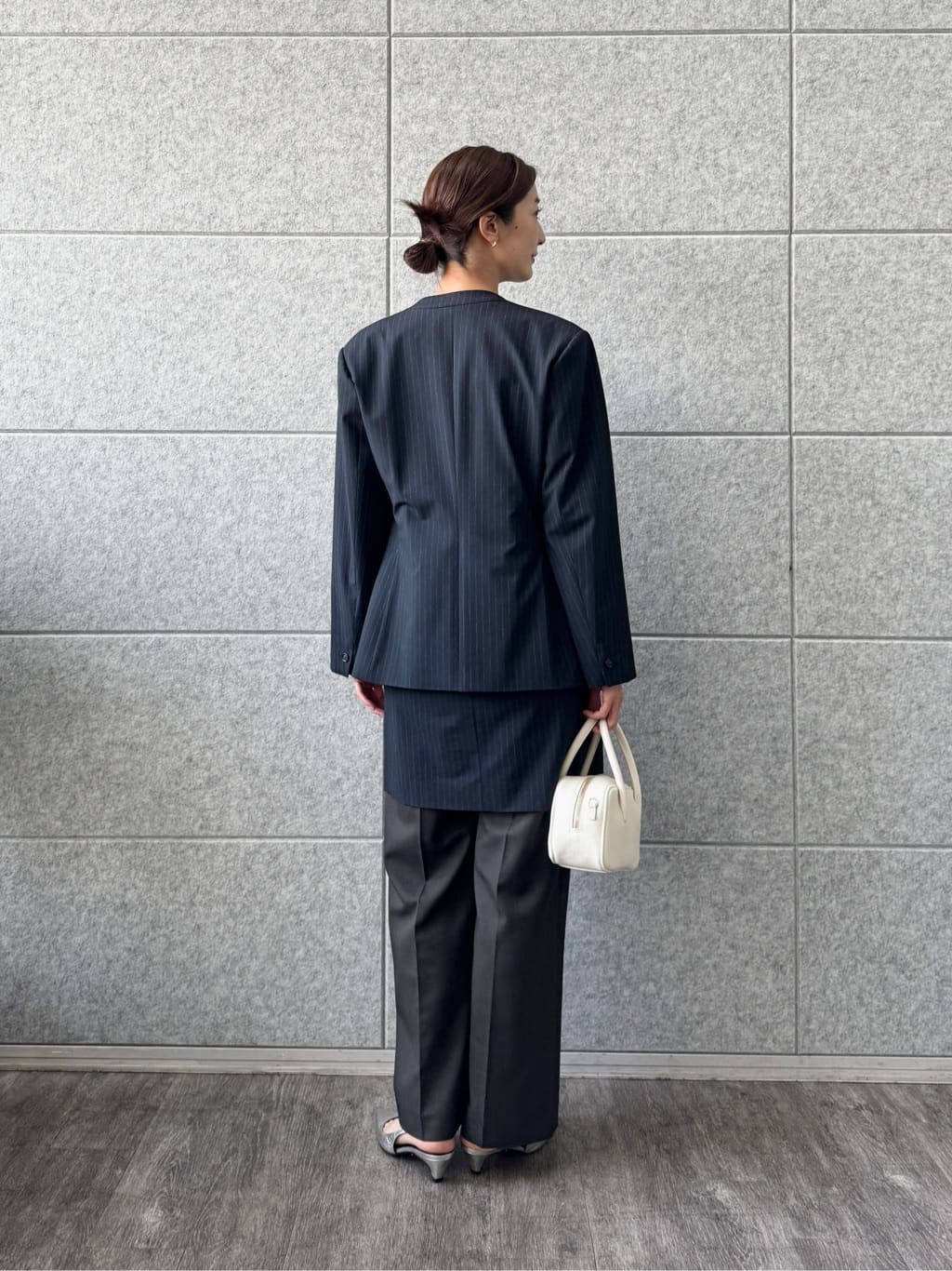 uchi__yamaさんの「CODE A｜power shollder mini dress」を使ったコーディネート