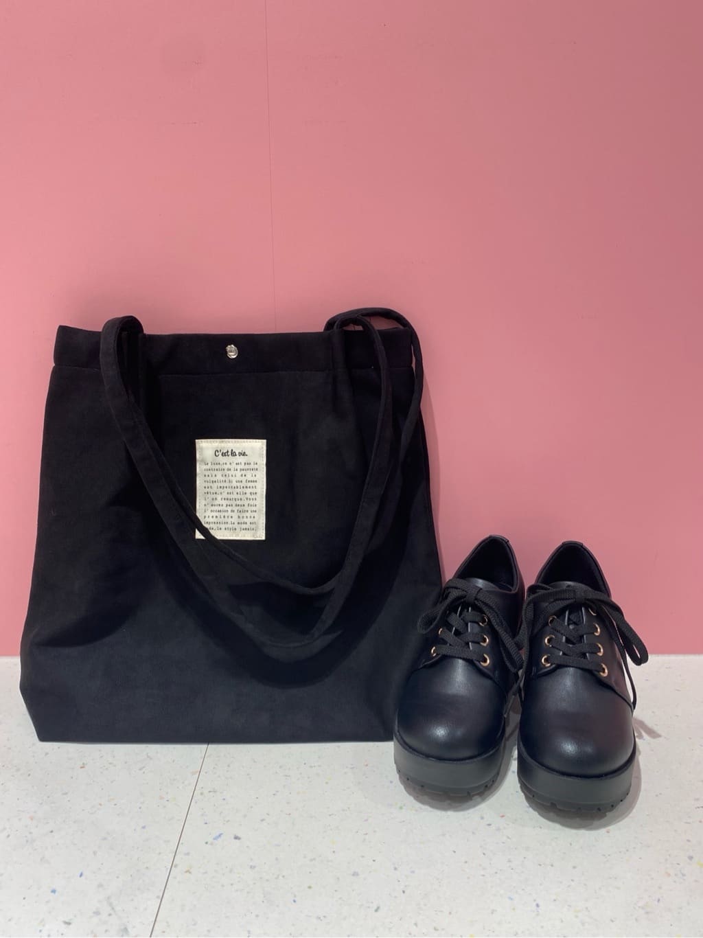 hiraさんの「ESPERANZA｜厚底レースアップパンプス」を使ったコーディネート
