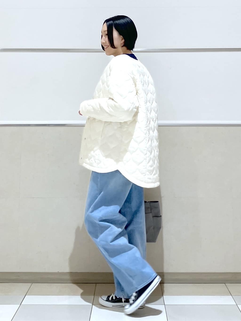 eriko さんの「Dessin｜【ユニセックス/洗える】ロゴ刺繍入りコットンジャカード」を使ったコーディネート