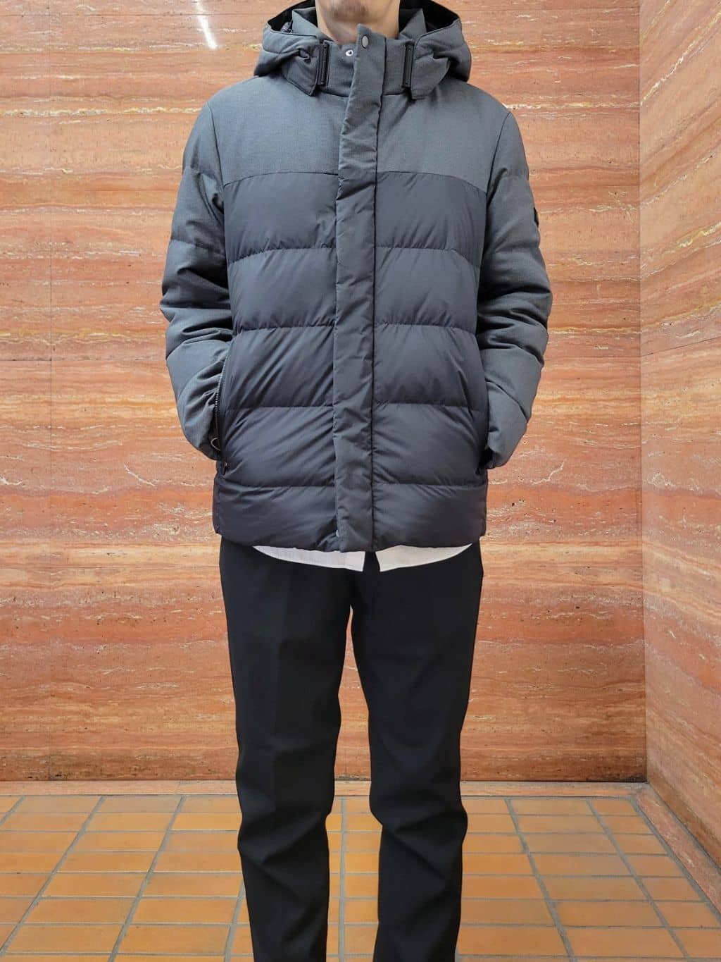 piroyaさんの「TAKEO KIKUCHI｜カラーコンビ ダウンブルゾン」を使ったコーディネート