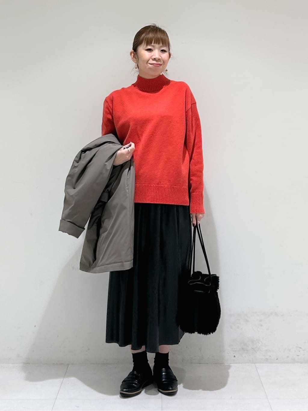 tsuyuさんの「INDIVI｜【超軽量／蓄熱】ライトパフチェスターコート」を使ったコーディネート