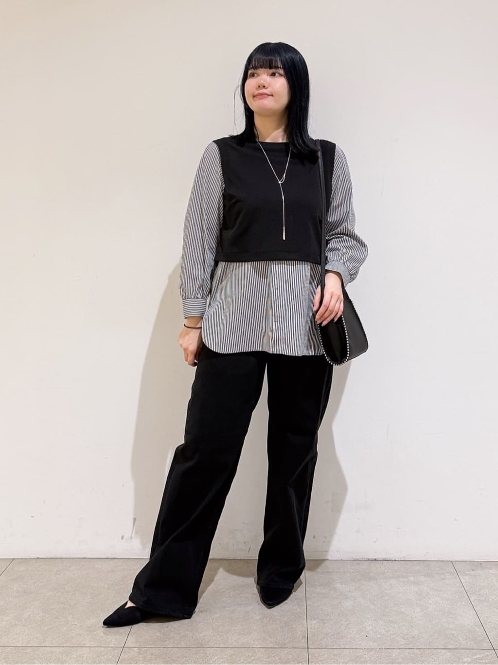 emikaさんの「INDIVI｜【洗える／UVケア】レイヤード風デザイントップス」を使ったコーディネート