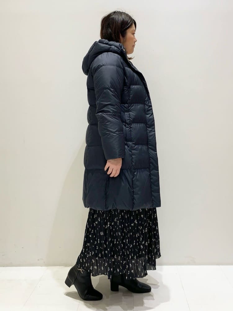 みいちゃんさんの「grove｜【名品アウター/800FP・多機能】つつまれダウンロング」を使ったコーディネート