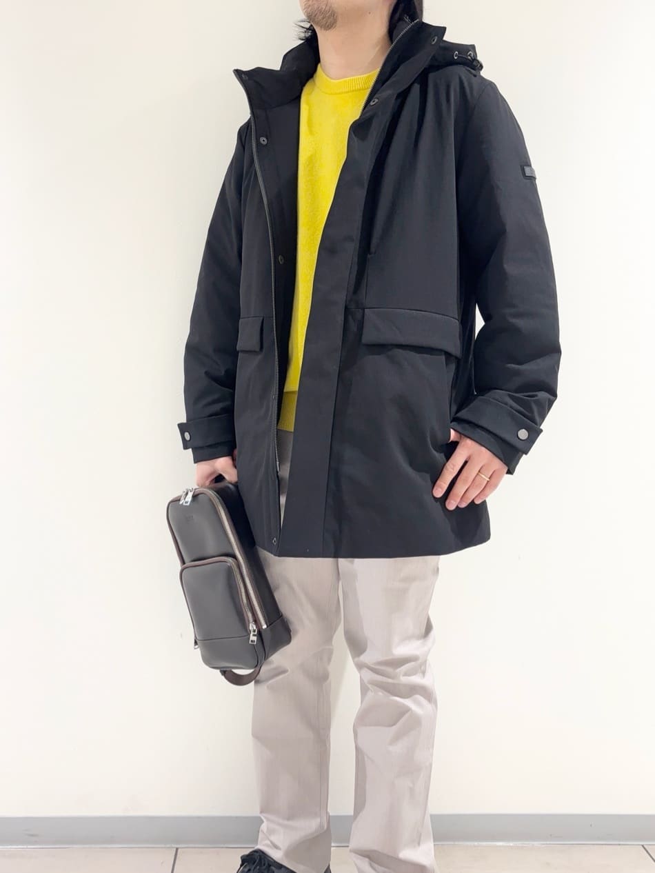 及川さんの「TAKEO KIKUCHI｜【None Of Stress】ストレッチ ダウンブルゾン」を使ったコーディネート