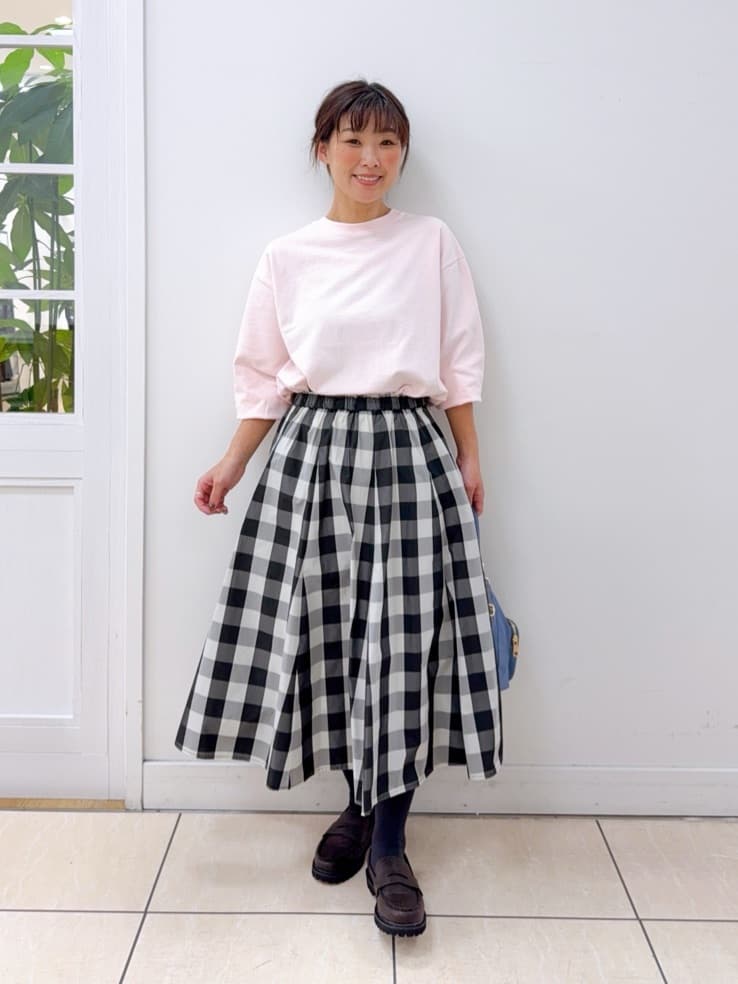 Osawaさんの「Dessin｜オーバルモチーフコードネックレス」を使ったコーディネート