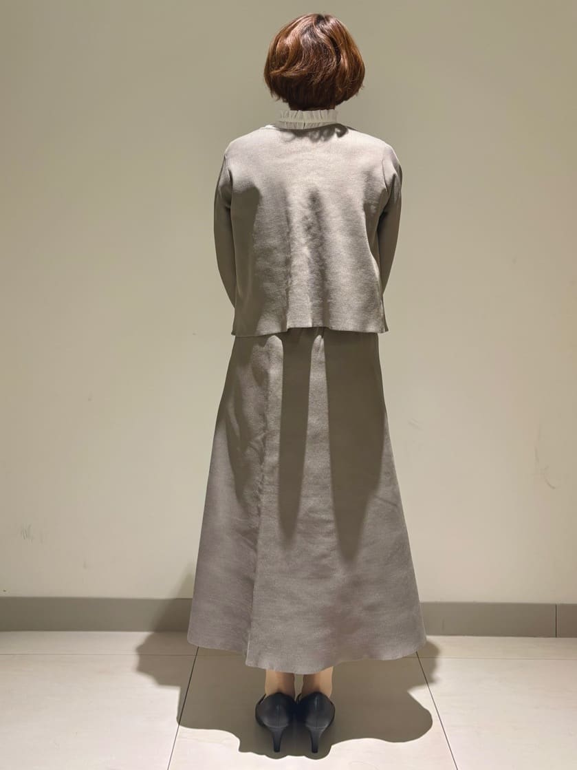 Haruさんの「Dessin｜【入卒/セレモニー/単品使い2WAY可能】ニットセットアップ」を使ったコーディネート