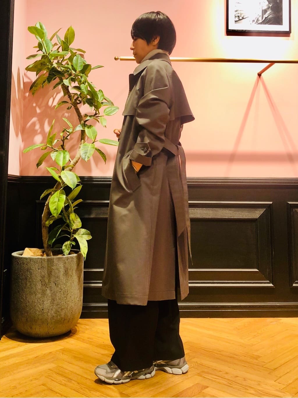 OGATAさんの「DRESSTERIOR｜シルクブレンドメリノウールリブプルオーバー」を使ったコーディネート