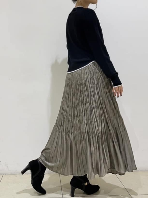 watanabeさんの「UNTITLED｜【アンサンブル可/洗える】ウォームスパン カーディガン」を使ったコーディネート