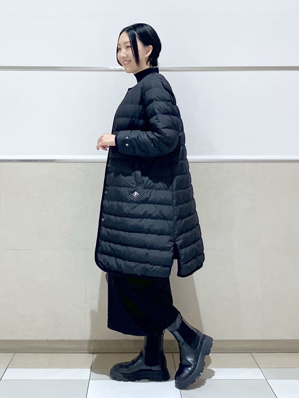 eriko さんの「Dessin｜【撥水・2WAY】ミュラーダウンコートロング丈」を使ったコーディネート