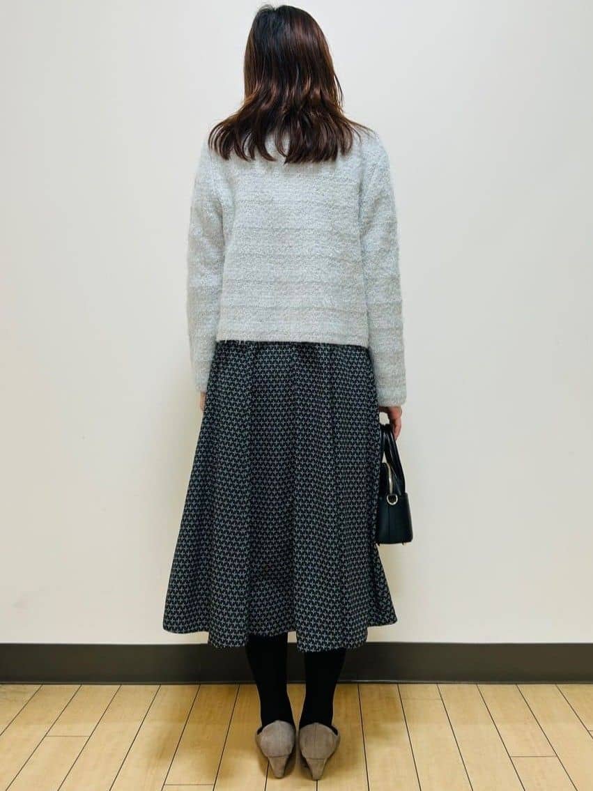 miiiさんの「Reflect｜【通勤/お出かけ◎】ジオメプリントクラシカルワンピース」を使ったコーディネート