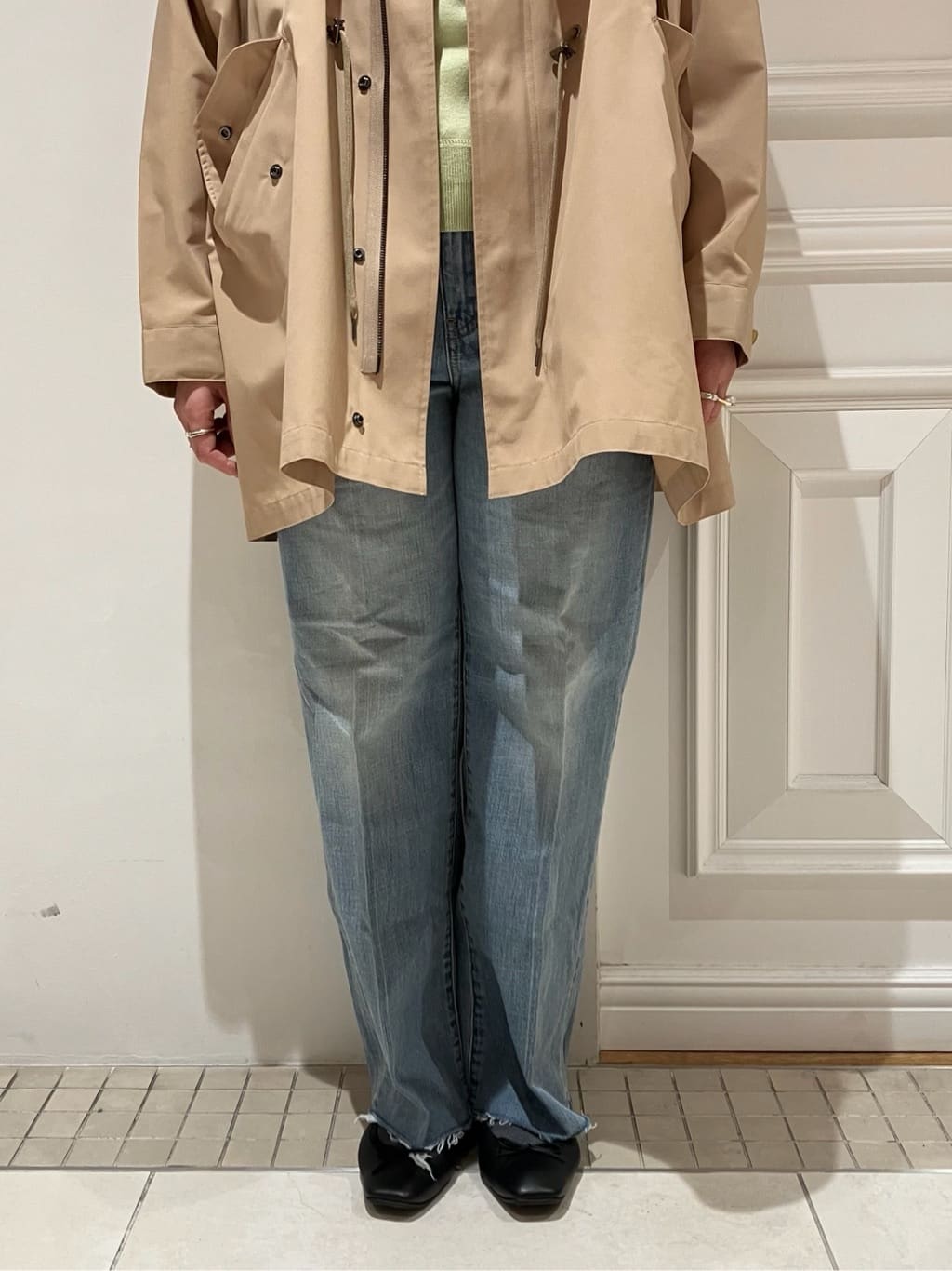 TAJIさんの「DRESSTERIOR｜◆ウォッシャブルコットンカシミヤプルオーバーニット」を使ったコーディネート