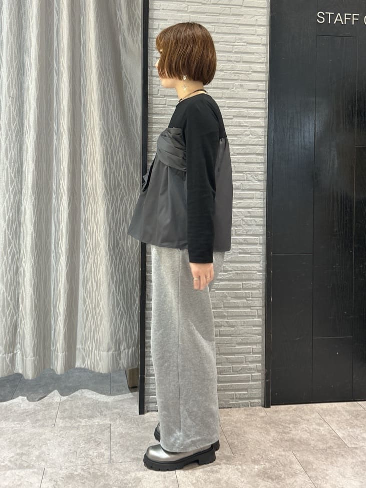 ga_riさんの「THE SHOP TK｜布帛切替カットソー」を使ったコーディネート