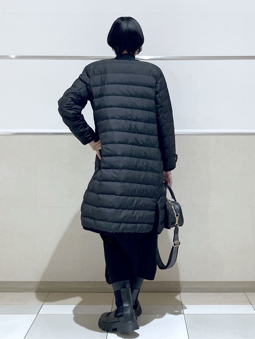 eriko さんの「Dessin｜【撥水・2WAY】ミュラーダウンコートロング丈」を使ったコーディネート
