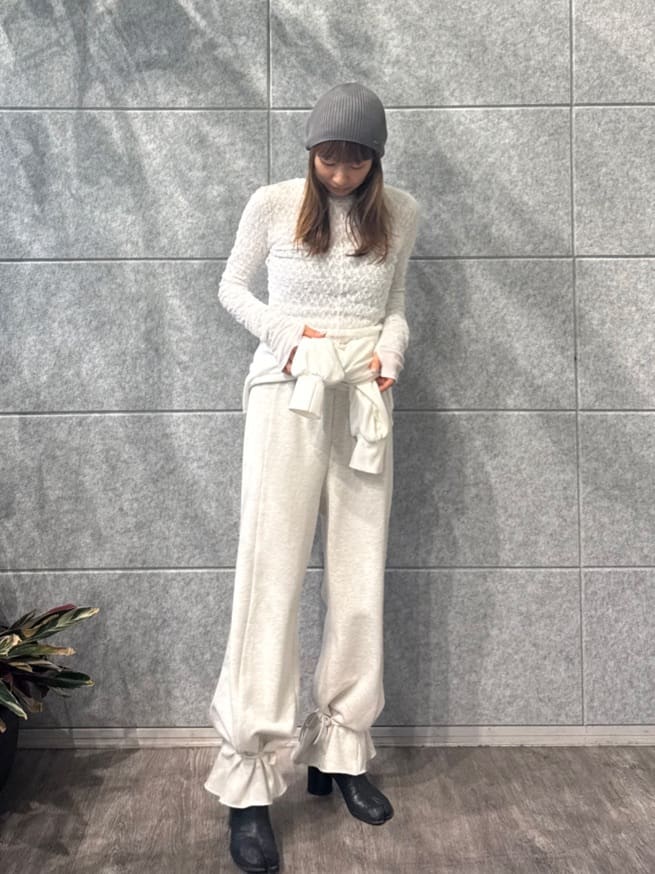 designer yukaさんの「CODE A｜sheer basic tee」を使ったコーディネート