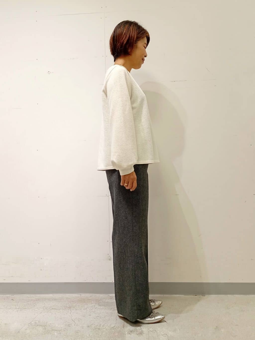 Kさんの「INDIVI｜【軽量／ウール混】ライトフォルム ロングコート」を使ったコーディネート