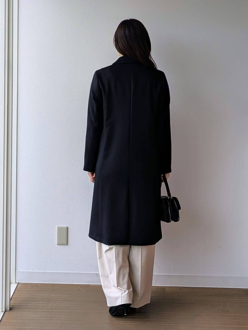 なみきさんの「UNTITLED｜【スタイリッシュ／オンオフ兼用】ウールチェスターコート」を使ったコーディネート