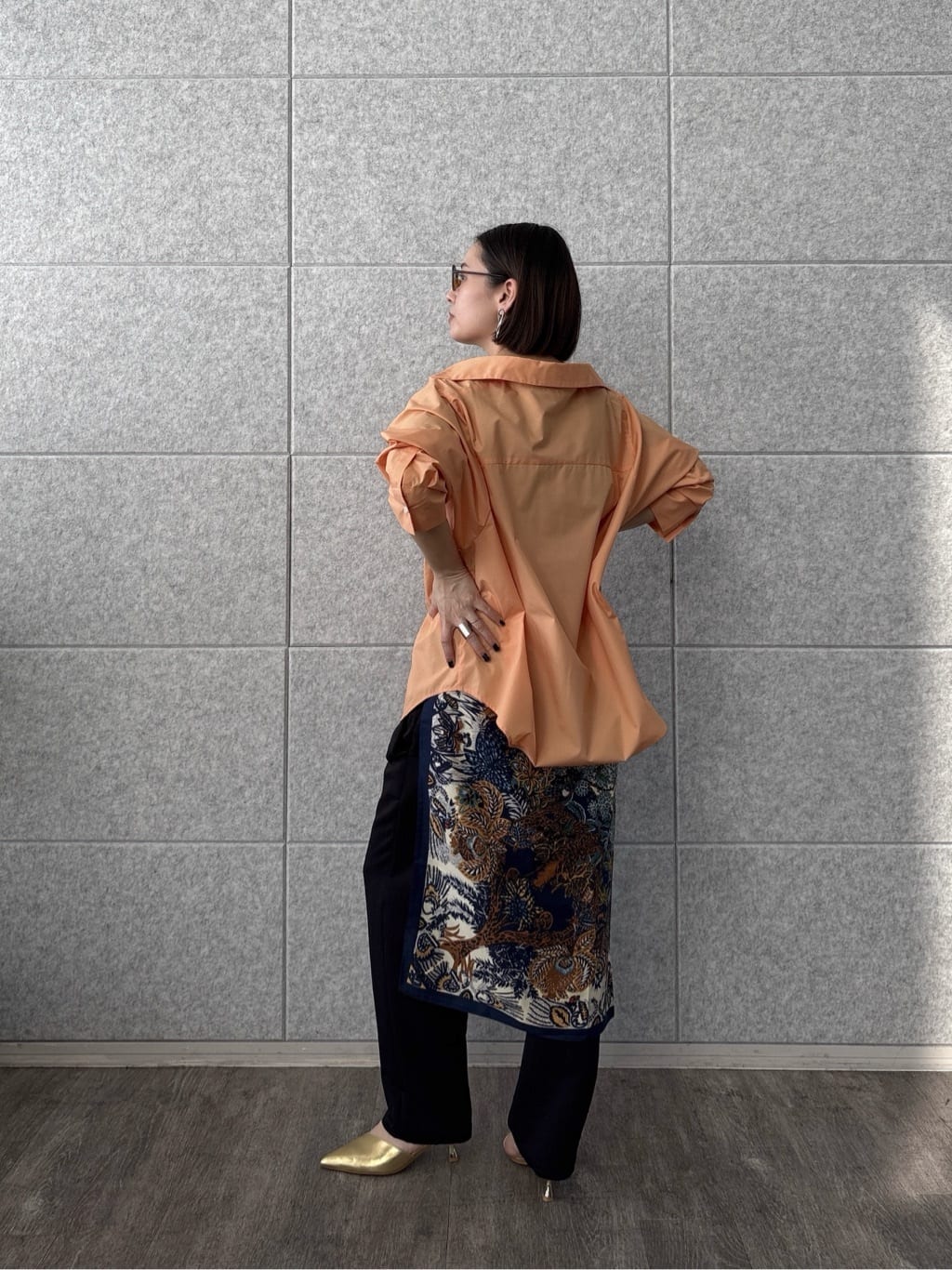 ayanoさんの「INDIVI｜Timeless｜ビッグポケットフォルムシャツ【接触冷感】」を使ったコーディネート