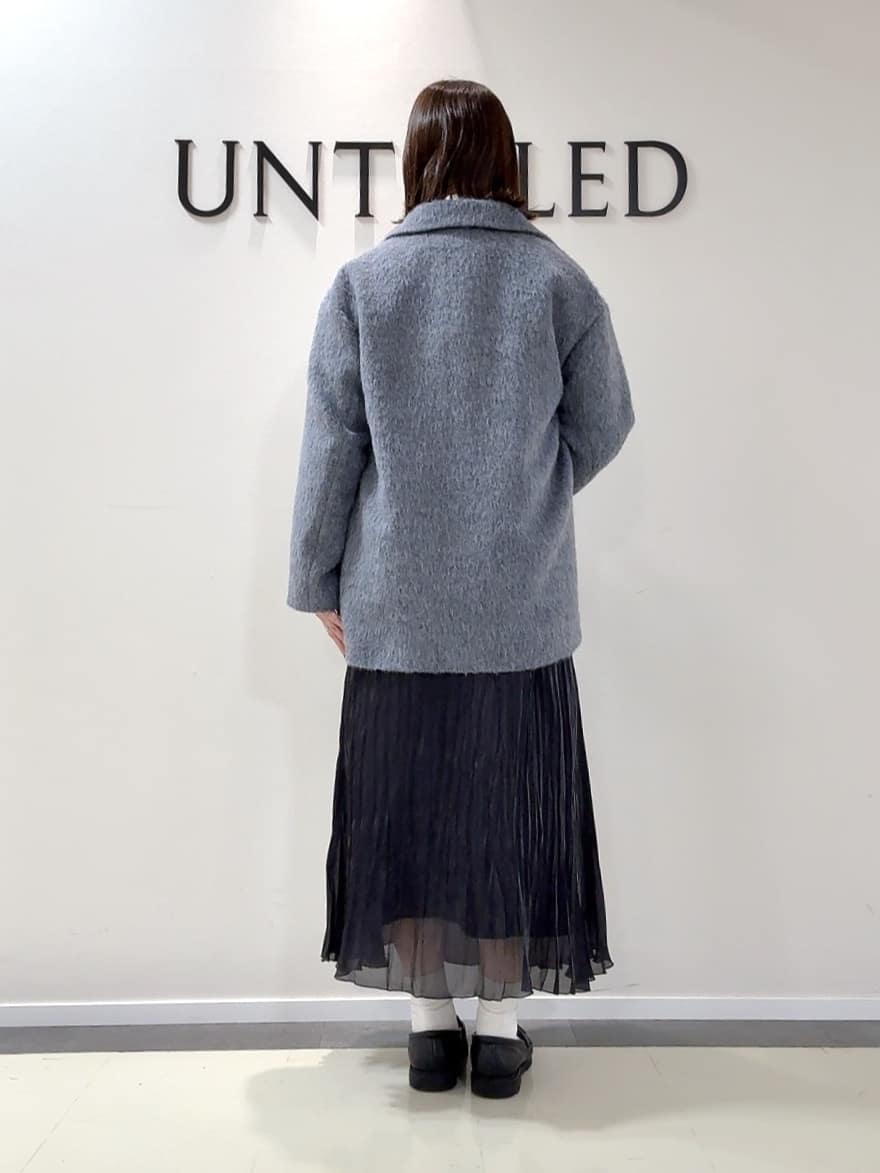 YUIさんの「UNTITLED｜【エレガントジャケット/アウター】イタリアンシャギーPコート」を使ったコーディネート