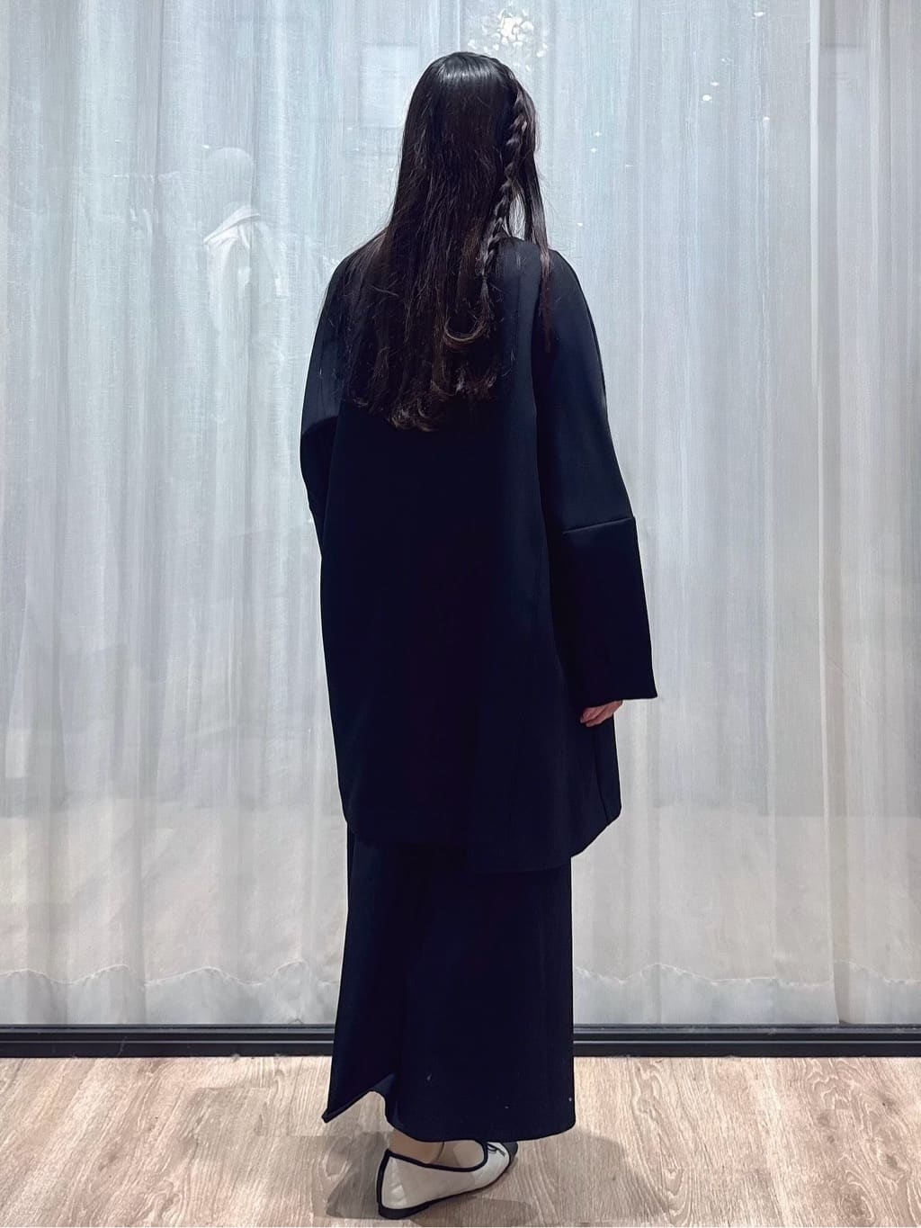 ぞうげさんの「OPAQUE.CLIP｜フォルムスリーブミドルコート【洗濯機OK】」を使ったコーディネート