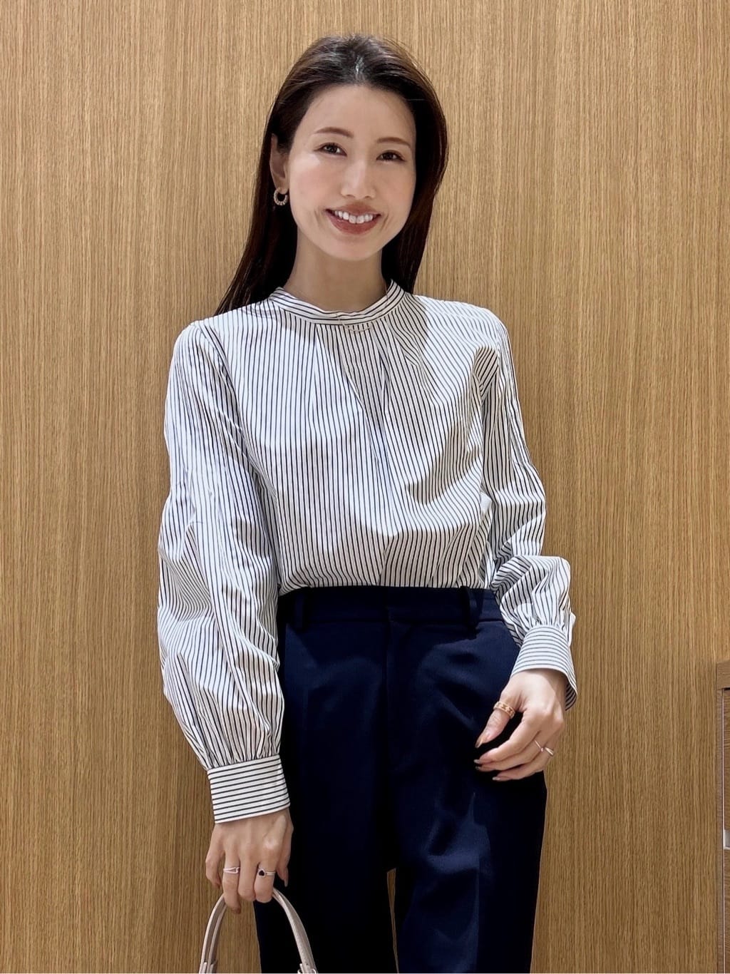 maiさんの「OPAQUE.CLIP｜フォルムスリーブミドルコート【洗濯機OK】」を使ったコーディネート