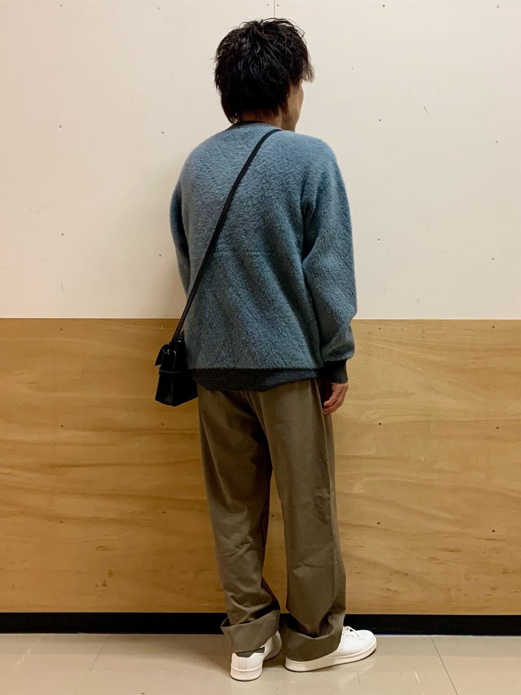 MATUさんの「THE SHOP TK｜【ふんわり心地いい肌触り】　ダイヤ柄シャギーニット」を使ったコーディネート