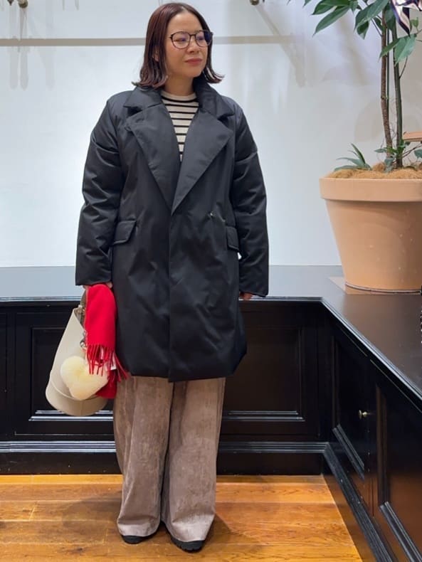 Asamiさんの「DRESSTERIOR｜◆ストレッチフルニードルボーダーニット」を使ったコーディネート