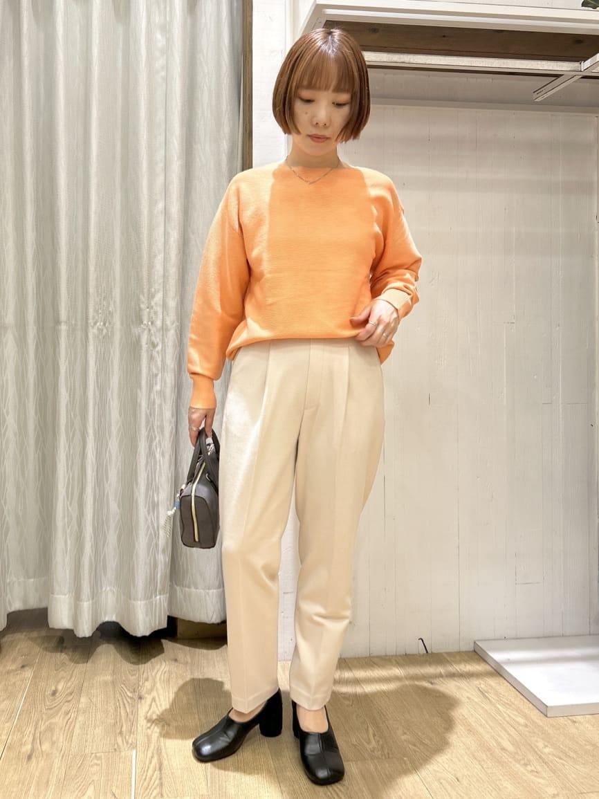 ga_riさんの「THE SHOP TK｜【S-XLサイズ/選べる6色】どこから見ても美しい ガーターニット/洗濯機OK」を使ったコーディネート