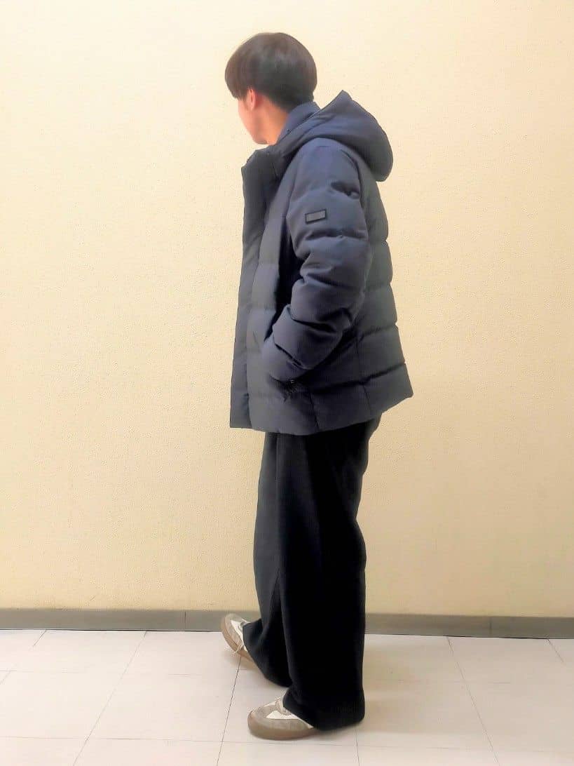 nerさんの「TAKEO KIKUCHI｜カラーコンビ ダウンブルゾン」を使ったコーディネート