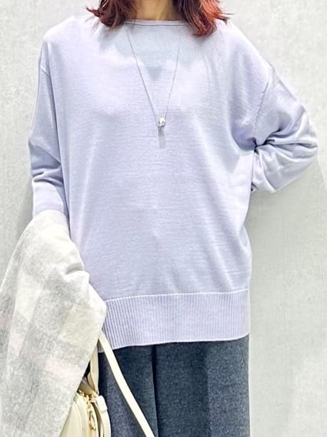 Miwaさんの「UNTITLED｜【8色展開/体型カバー】魅せるタイムレスニット」を使ったコーディネート
