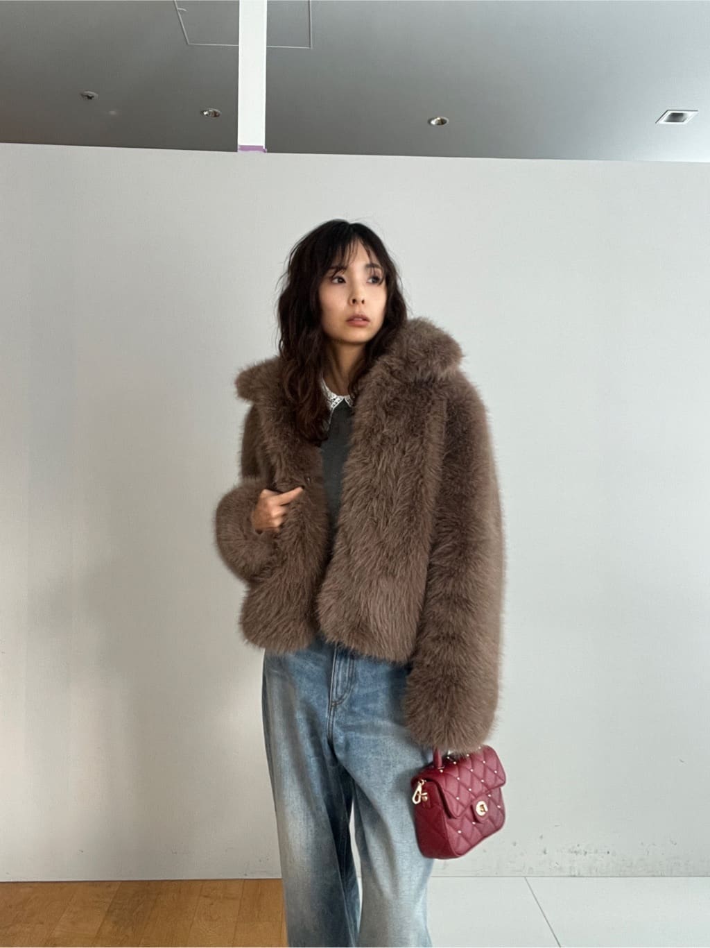 misaさんの「DRESSTERIOR｜2WAYレースカラーニット」を使ったコーディネート