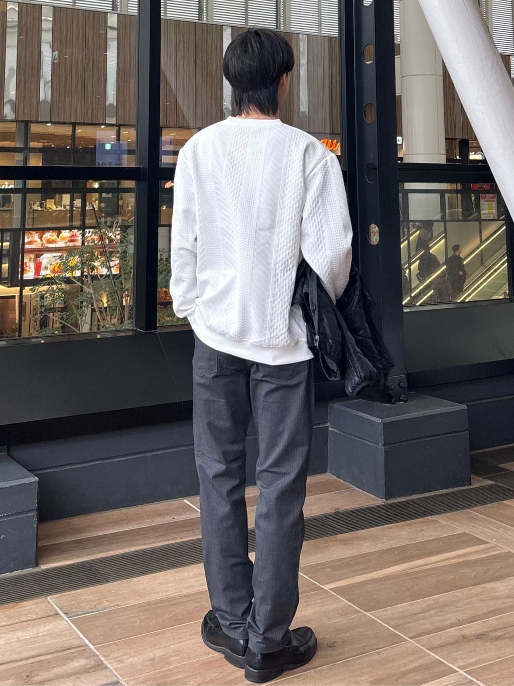 うらしーさんの「THE SHOP TK｜【3WAY】中綿ライナー付き カルゼコート　洗濯機OK/ON・OFF対応」を使ったコーディネート