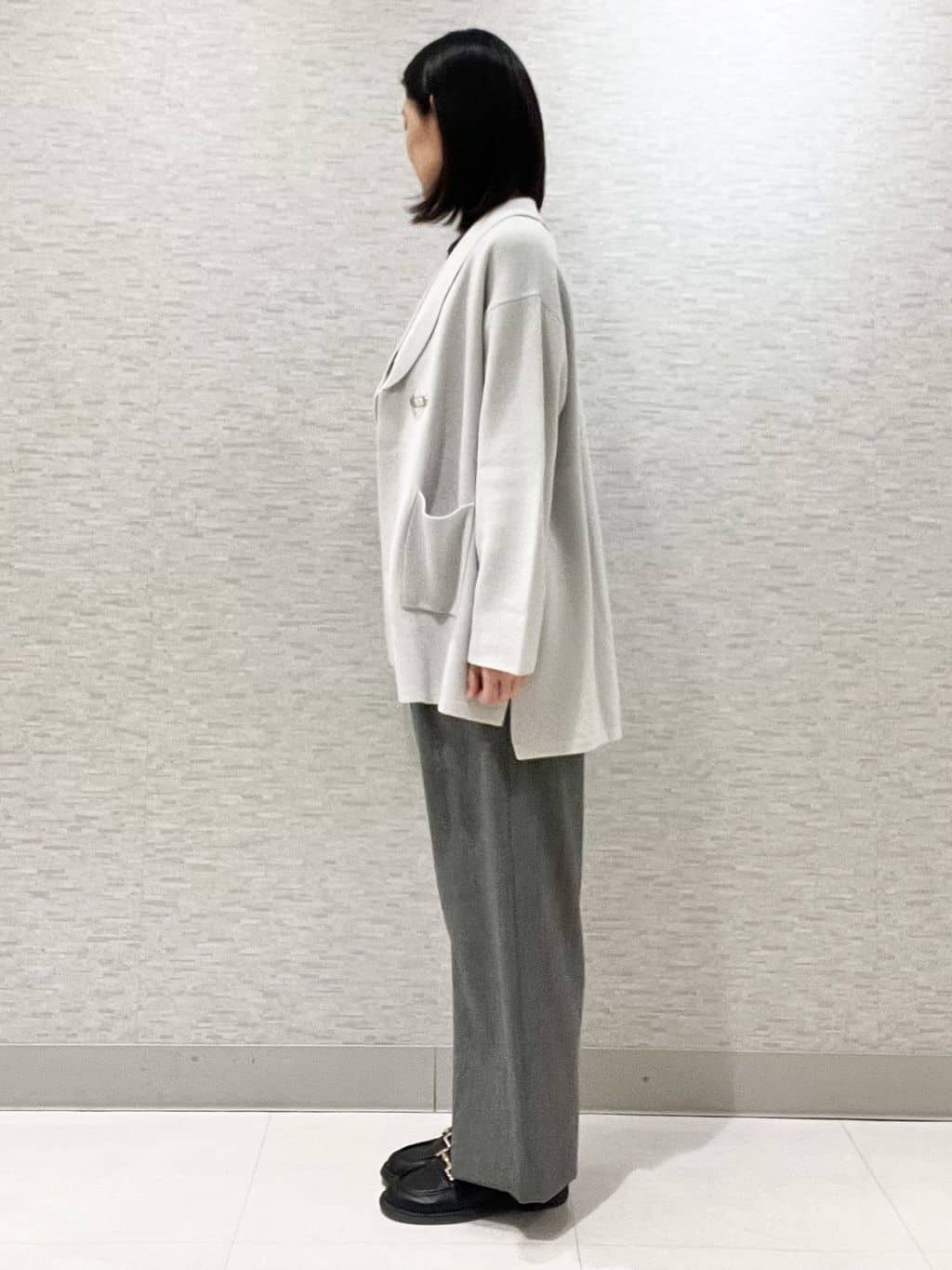 marikoさんの「Reflect｜【ライトアウター／気軽な羽織に◎】オフボディカーディガン」を使ったコーディネート
