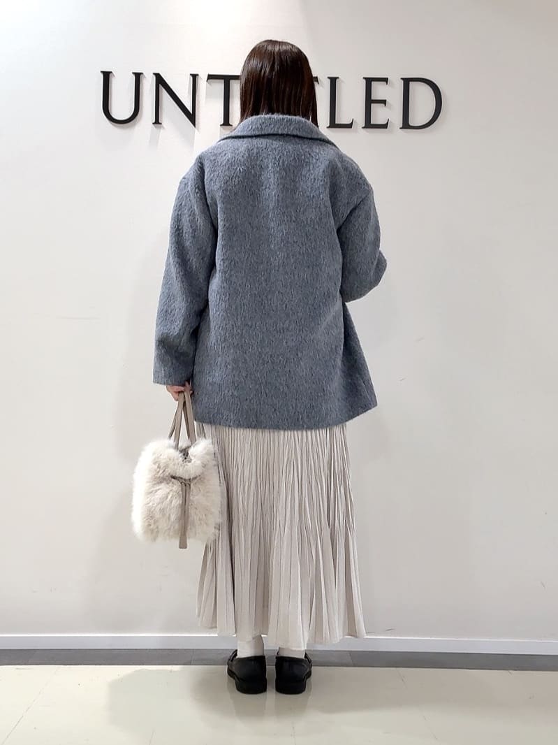 YUIさんの「UNTITLED｜【エレガントジャケット/アウター】イタリアンシャギーPコート」を使ったコーディネート