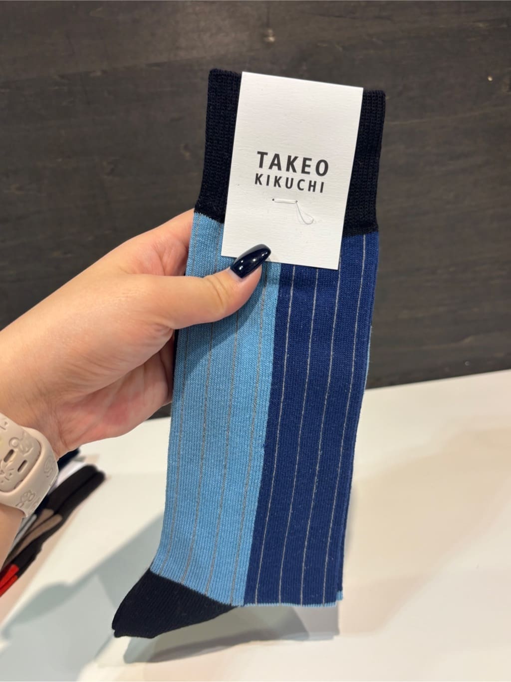 ヒナさんの「TAKEO KIKUCHI｜カラーブロック クルーソックス」を使ったコーディネート