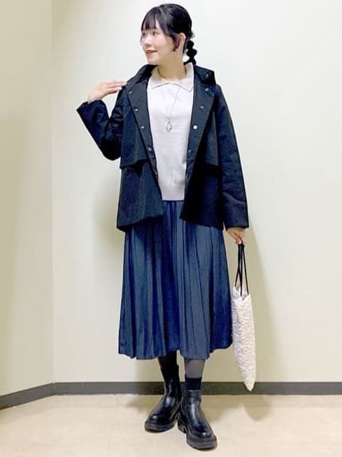  beni_gingerさんの「Reflect｜【すっきり見え／フード取り外し可／通勤におすすめ◎】ライティアウター」を使ったコーディネート