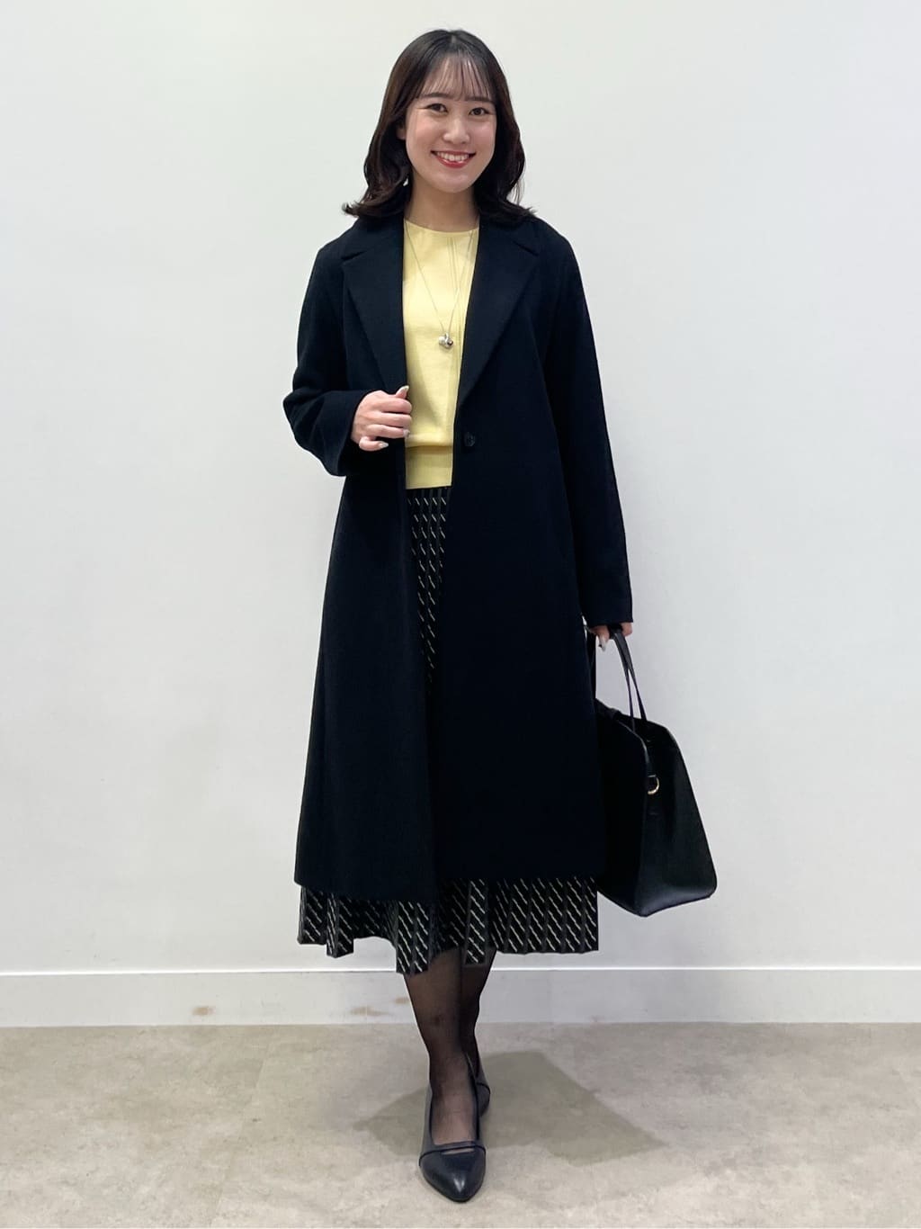yukariさんの「Reflect｜【選べる8色／スカートにもパンツにも◎】ウール混ボートネックニット」を使ったコーディネート