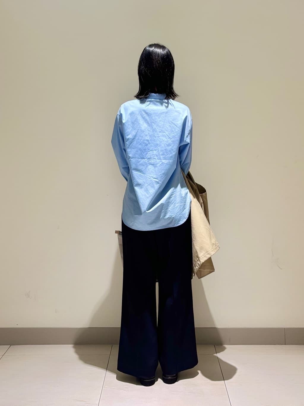 mayuさんの「Dessin｜シャンブレースプリングコート」を使ったコーディネート