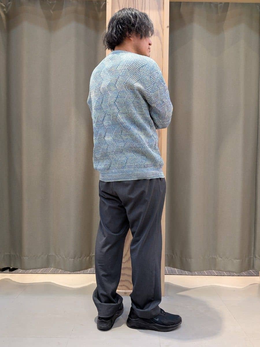 okcさんの「THE SHOP TK｜【頑張りすぎないオシャレ】ミックスヤーンニット　洗濯機OK／軽量」を使ったコーディネート