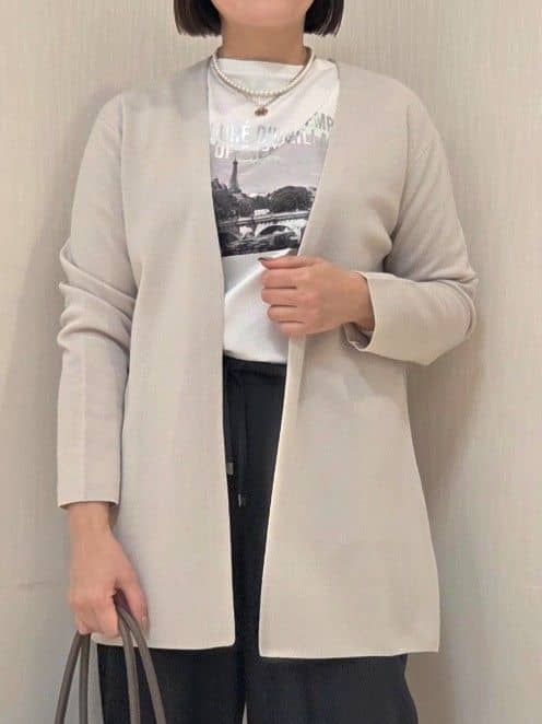 naokoさんの「UNTITLED｜【洗える/コットン100%】グラフィックロンT」を使ったコーディネート
