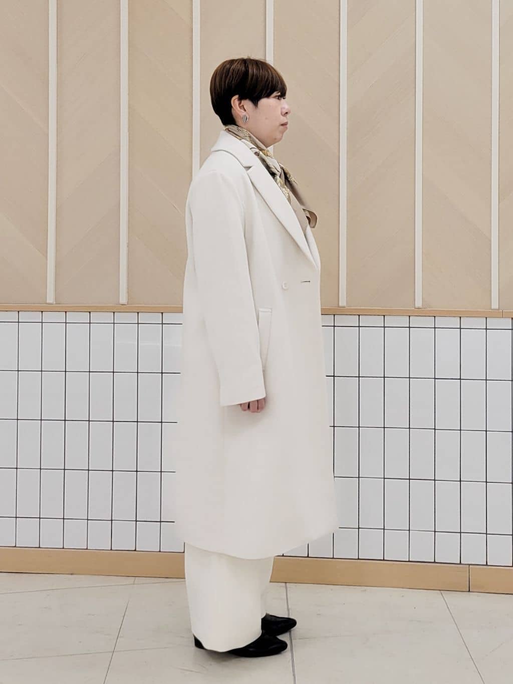 tomoさんの「COUP DE CHANCE｜【手洗い可／日本製】タックワイドパンツ」を使ったコーディネート