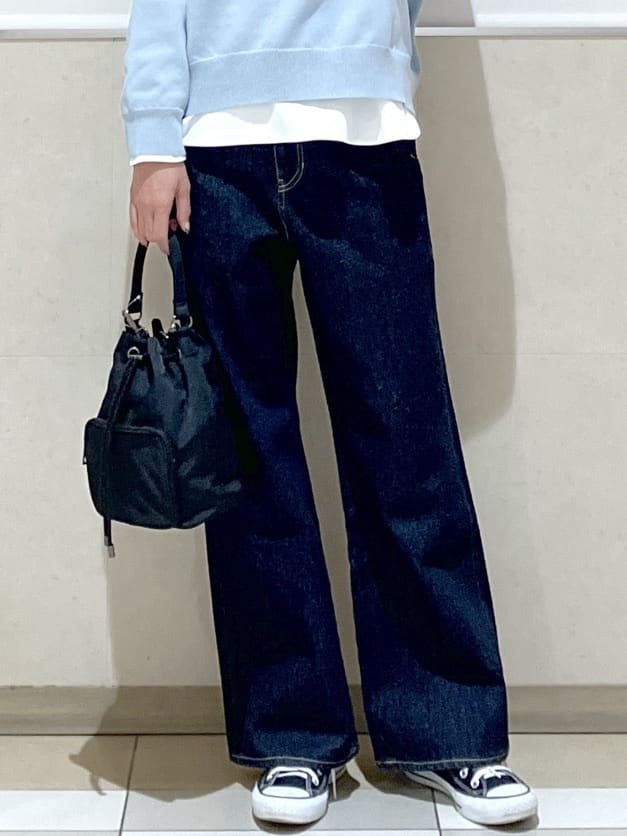 eriko さんの「Dessin｜【洗える】スウェットライクニット」を使ったコーディネート
