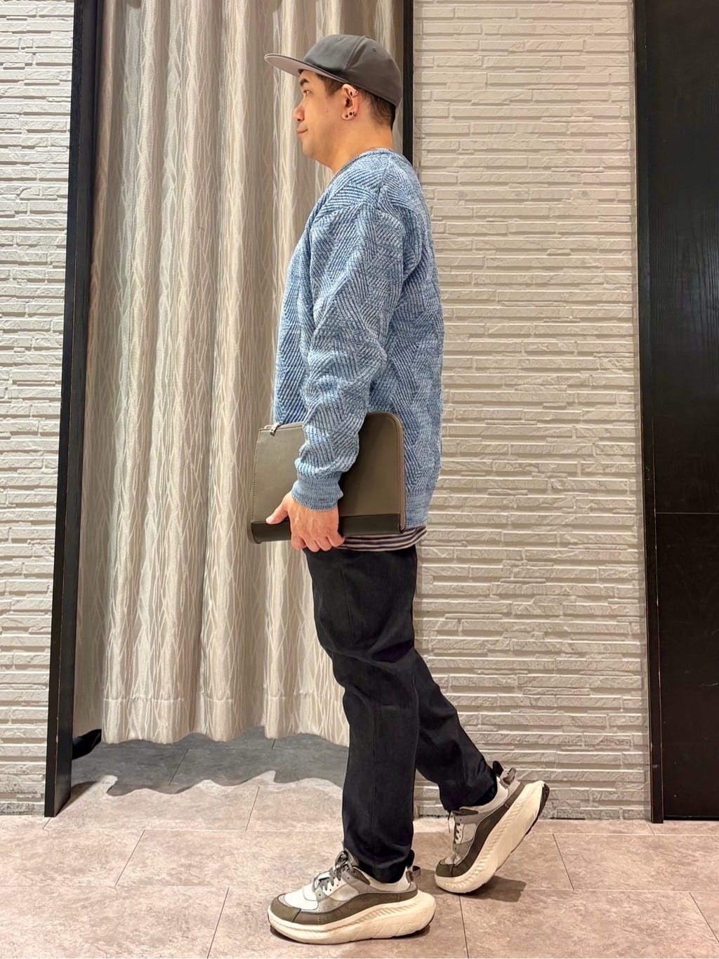 Pーyamaさんの「THE SHOP TK｜【頑張りすぎないオシャレ】ミックスヤーンニット　洗濯機OK／軽量」を使ったコーディネート