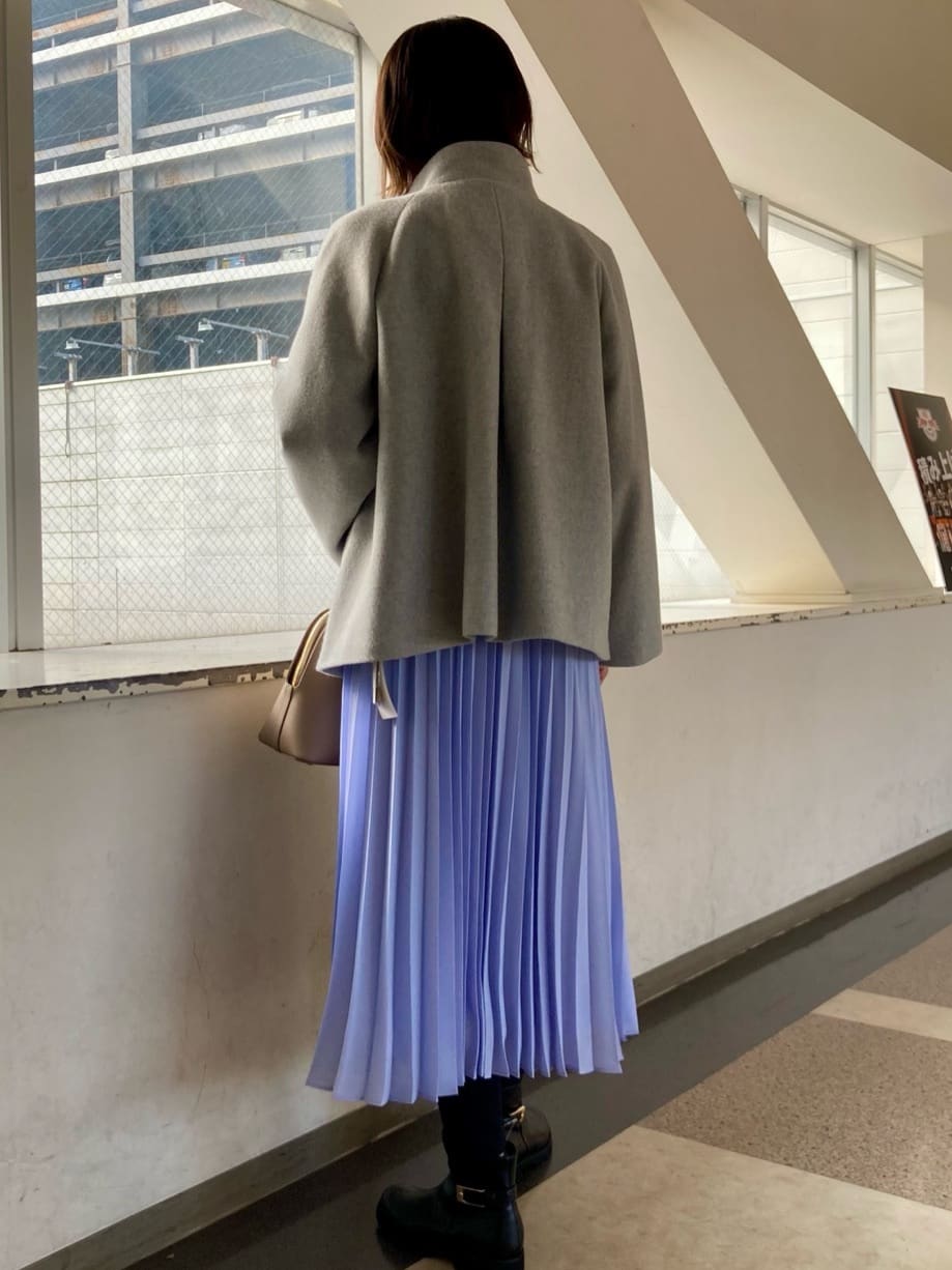 ゆうさんの「UNTITLED｜【フォーマル/洗える】ボウタイ プリーツワンピース」を使ったコーディネート